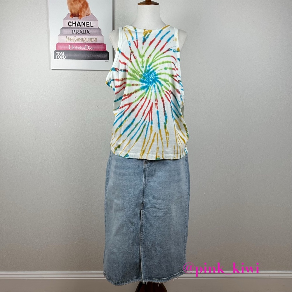 Universal Thread High Rise Denim Midi Skirt - Picture 12 of 15